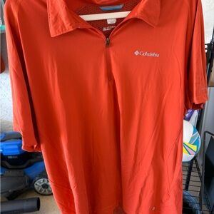 Columbia Men's Vibrant Red Polo Shirt